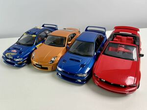 【5/37ES】AUTO art オートアート 1/18 スバル インプレッサ フォードマスタング NISSAN 350z ミニカー 