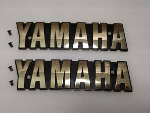 YAMAHA Yamaha original tanker emblem XV750spl removal goods Yamaha old car XS650|TX650|XJ750/400?