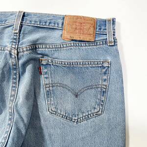 90s Levi's リーバイス 501 アイスブルー デニムパンツ 00s アメリカ製 ビンテージ usa old ジーンズ ボタンフライ 36×32 オリジナル 505