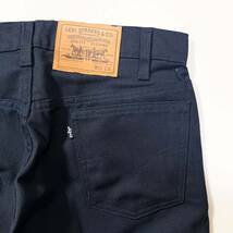 デッドストック 80s 89年 Levi's リーバイス 505 ツイル カツラギ ビンテージ アメリカ製 usa old 33×30 デニム nos ネイビー 90s 501 517_画像1