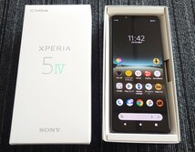 動作確認のみ sony xperia 5 iv ブラック Softbank SIMフリー_画像3