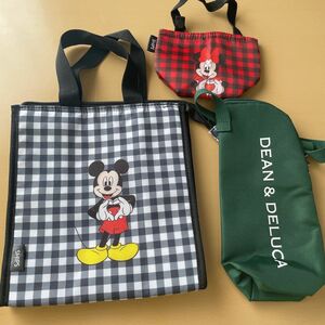 ミッキー ミニー DEAN＆DELUCA 保冷バッグ　保冷 弁当 付録