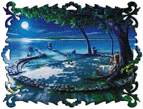 07-1004+41-22 2 items Out of print Jigsaw puzzle KAGAYA Jo Kagaya Serenity 752 pieces + Journey through the stars 500 pieces, toy, game, puzzle, jigsaw puzzle