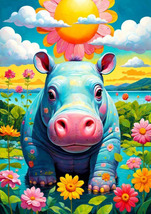  EN 2152 1000ピース ジグソーパズル カバ Sunny Hippo_画像2