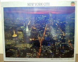 20-165 2014 piece records out of production jigsaw puzzle * New York, America, night .