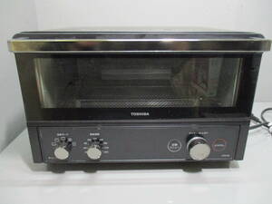 USED*TOSHIBA* Toshiba navy blue be comb .n oven toaster HTR-R8 2022 year made high thermal power . red 