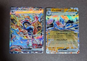 送料無料　ポケモンカード ゲッコウガex [SAR] (090/066) /ゲッコウガex [RR] (045/066) 未使用