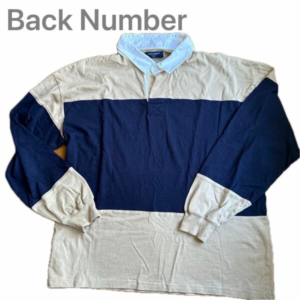 Back Number ラガーシャツ L