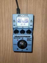 ZOOM MULTISTOMP MS-70CDR&増設フットコントローラー_画像8