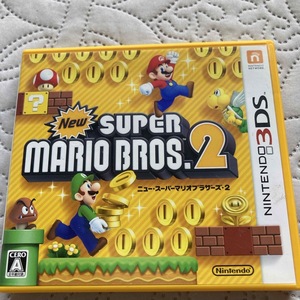 [1 иен ~]NEW Super Mario Brothers 2 nintendo 3DS soft 