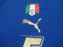 【非売品】選手支給品 イタリア代表 2006年 ホーム用 半袖 XLサイズ タイ製 カンナバーロ ドイツワールドカップ優勝時_画像5