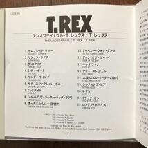 CD T.REX/THE UNOBTAINABLE T.REX 日本盤 アンオブテイナブル・T・レックス_画像2