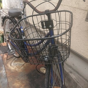 ママチャリ 自転車 COCONEO ココネオ 26インチ 青 ギアなし 鍵付き 格安 中古 神奈川 横浜 鶴見 の画像9
