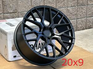 新品！Aodhan AFF9 20x9+30 5穴 PCD114.3 CB73.1 Matte Black フローフォーミング製法 Concave USDM 深リム