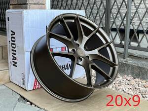 新品！Aodhan AFF7 20x9+30 5穴 PCD120 Matte Bronze フローフォーミング製法 深リム Concave USDM