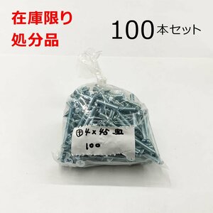 ユニクロ (+) サラビス 4ｘ45mm 100本入 皿 小ねじ DIY 在庫限り 処分品