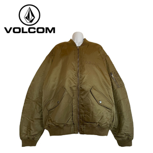 【A1732205-SVG-M】新品未使用　VOLCOM ボルコム SPACE CHILD JACKET SVG M メンズ ミリタリージャケット MA-1 ジャケット　カーキ