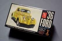 `36 FORD・COUPE/ROADSTER・50～60年ぐらい前の未組み立て模型・1/25 SCALE_画像2