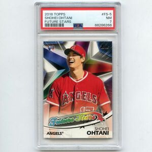 PSA7 大谷翔平 2018 Topps Future Stars #FS-5 SHOHEI OHTANI ルーキーカード Rookie Card RC PSA鑑定カード NM