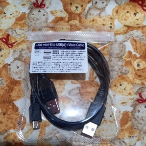 ☆彡 外付けDVDドライブポーターブル mini-B 5ピン-USB DVDドライブパワー不足に K-853