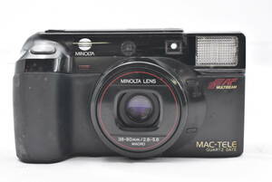 【訳あり】MINOLTA ミノルタ MAC-TELE QD コンパクトフィルムカメラ (t7416)