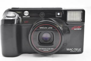 【動作不良】MINOLTA ミノルタ MAC-TELE QD コンパクトフィルムカメラ (t7420)