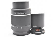 SONY ソニー DT 55-200mm F4-5.6 SAM ズームレンズ（t5187）_画像10