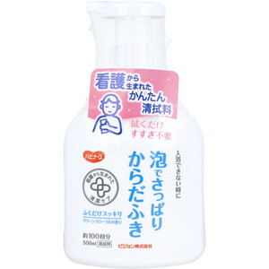 まとめ得 ハビナース 泡でさっぱりからだふき グリーンフローラルの香り 500mL x [3個] /k