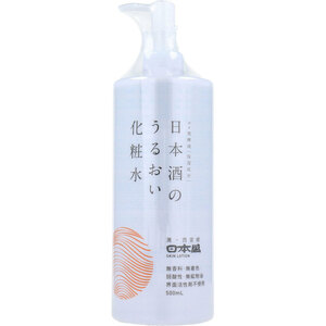 まとめ得 日本盛 日本酒のうるおい化粧水 500mL ポンプ ローション x [2個] /k