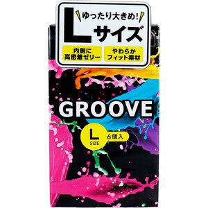 まとめ得 オカモト GROOVE コンドーム Lサイズ 6個入 x [3個] /k