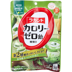 まとめ得 ※ラカントカロリーゼロ飴 抹茶ミルク味 60g x [8個] /k