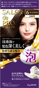 まとめ得 サロンドプロ 泡のヘアカラー・エクストラリッチ（白髪用）６＜ダークブラウン＞ ヘアカラー・白髪用 x [4個] /h