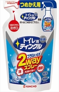 まとめ得 トイレ用ティンクル直射・泡スプレー替え２５０ＭＬ 大日本除虫菊（金鳥） 住居洗剤・トイレ用 x [15個] /h