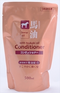 まとめ得 馬油コンディショナー詰替５００ｍｌ コスメステーション コンディショナー・リンス x [12個] /h