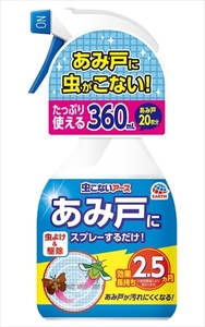 まとめ得 虫こないアース あみ戸にスプレーするだけ 360mL アース製薬 殺虫剤 x [5個] /h