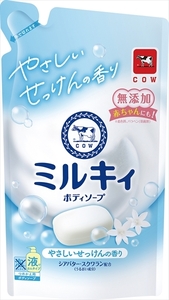 まとめ得 ミルキィボディソープ やさしいせっけんの香り 詰替用 牛乳石鹸共進社 ボディソープ x [12個] /h