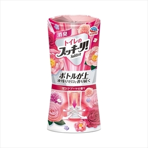 まとめ得 トイレのスッキーリ！ピンクブーケの香り ４００ＭＬ アース製薬 芳香剤・トイレ用 x [12個] /h