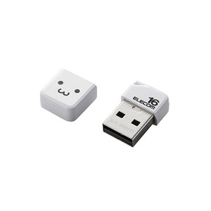 まとめ得 エレコム USBメモリ/USB2.0/小型/キャップ付/16GB/ホワイト MF-SU2B16GWHF x [3個] /l