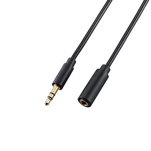 [5 piece set ] Elecom AV cable / audio for extension cable /3.5φ female -3.5φ male / black /1.5m DH-MPJN15X5 /l