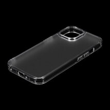 まとめ得 LEPLUS NEXT iPhone 15/iPhone 14 反射防止・耐傷・ガラスハイブリッドケース UTILO Glass Mat クリア LN-IM23CGSCLM x [2個] /l_画像3