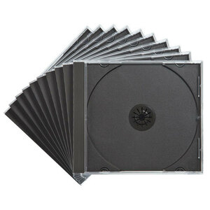 まとめ得 サンワサプライ Blu-ray・DVD・CDケース(10枚セット・ブラック) FCD-PN10BKN x [2個] /l