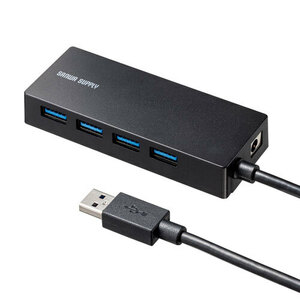 サンワサプライ HDD接続対応 USB3.2 Gen1 4ポートハブ USB-3HTV433BK /l