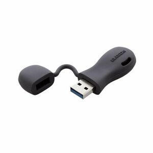 まとめ得 エレコム 子ども向けUSB3.2(Gen1)メモリ 32GB (ブラック) MF-JRU3032GBK x [2個] /l