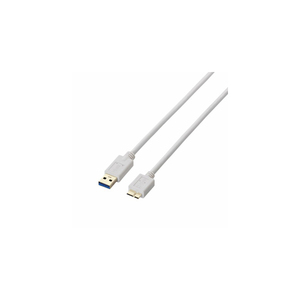 エレコム USB3.0ケーブル(A-microB) 1m ホワイト USB3-AMB10WH /l