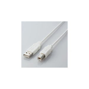 エレコム エコUSBケーブル(A-B・2m) 2m ホワイト USB2-ECO20WH /l