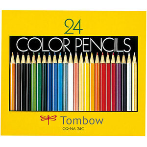 トンボ鉛筆 色鉛筆 紙箱 24色 NA Tombow-CQ-NA24C /l