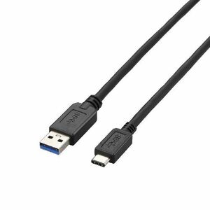 まとめ得 エレコム USB3.1ケーブル(A-TypeC) 1.5m ブラック USB3-AC15BK x [2個] /l