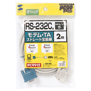 サンワサプライ RS-232Cケーブル モデム TA用 2m KR-M2 /l