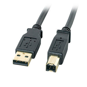 まとめ得 サンワサプライ USB2.0ケーブル ブラック 3m KU20-3BKHK2 x [2個] /l