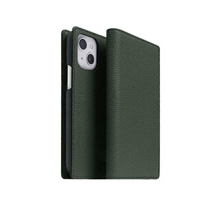 まとめ得 abbi SIGNATURE VINTAGE イタリアンレザーダイアリーケース for iPhone 14 グリーン 手帳型 ABS24049i14GR x [2個] /l